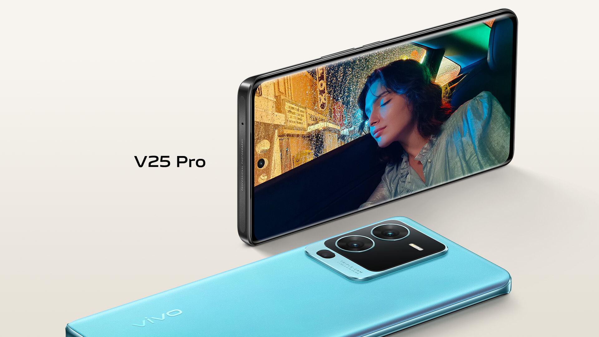 vivo V25 Pro 5G [12GB+8GB/256GB] 66W Flash Charger +4830mAh | 64MP OIS Ultra Sensing Camera | Color Charging Glass
