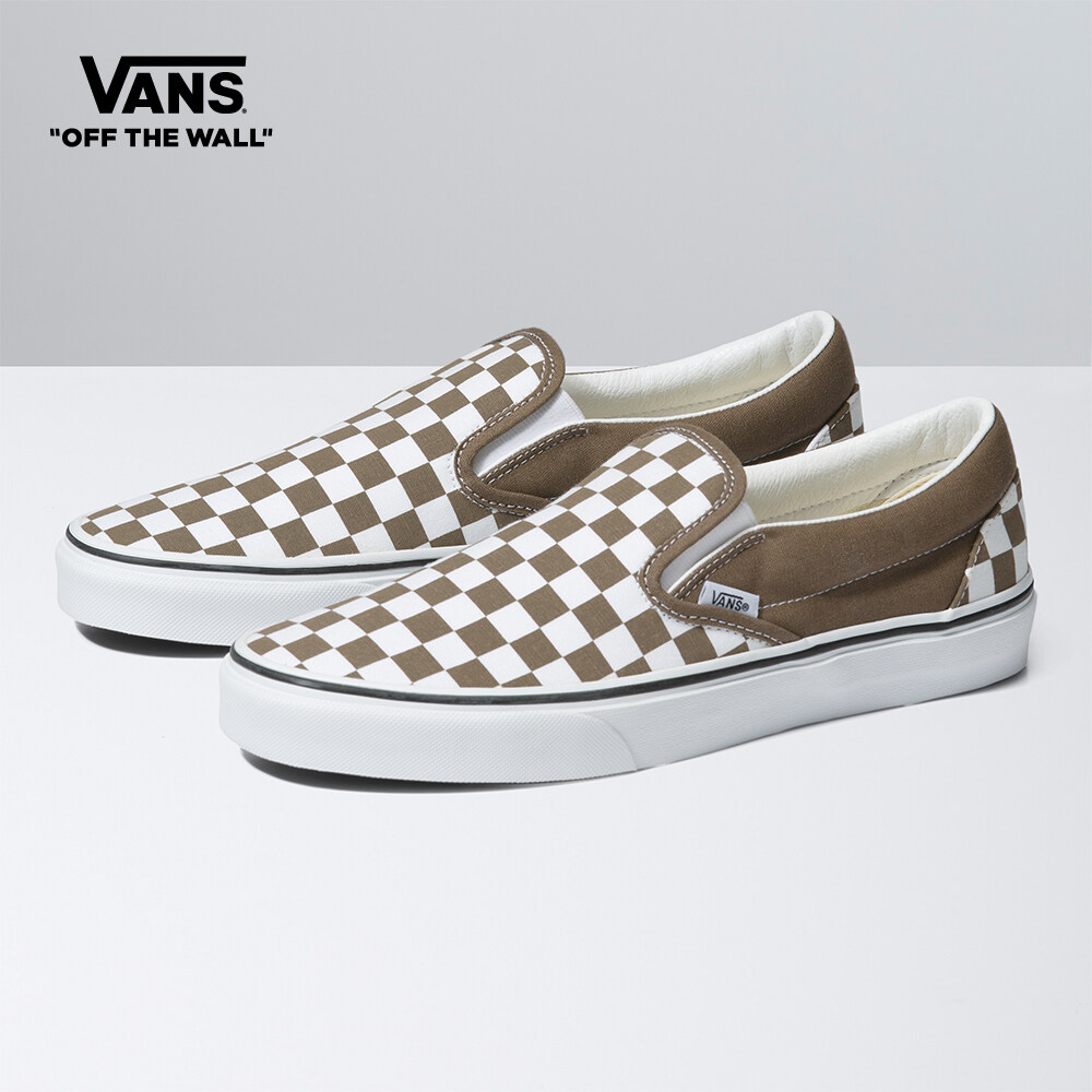 Vans Color Theory Classic Slip-On Sneakers Women (Unisex US Size) BROWN VN0A7Q5D1NU1